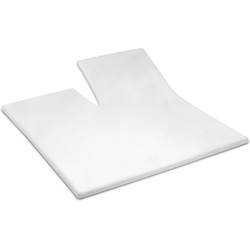 Cinderella single-split topper weekend katoen 200x200 (01) white (tot 15cm)