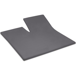 Cinderella single-split topper weekend katoen 200x210 (96) anthracite (tot 15cm)