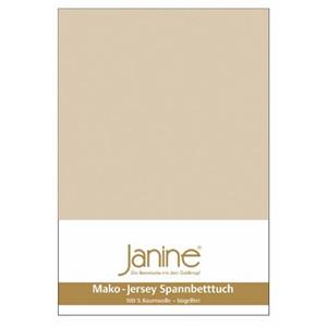 Janine Hoeslaken Fijne mako-jersey 5007/ gemaakt van 100% katoen, voor matrassen tot 26 cm hoog (1 stuk)