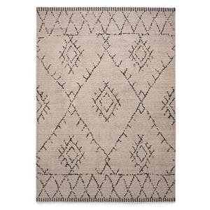 Boho&me Berber vloerkleed Beni Ouarain Sufian - grijs/zwart - 200x300