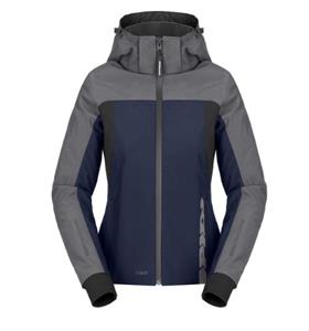 Spidi Hoodie H2Out II Lady Blue Silver