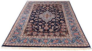 Morgenland Orientteppich Perser - Isfahan - Premium - 218 x 145 cm - dunkelblau, rechteckig, 6 mm Höhe, Wohnzimmer, Handgeknüpft, Einzelstück mit Zertifikat