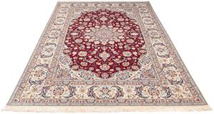 Morgenland Orientteppich Perser - Isfahan - Premium - 243 x 157 cm - rot, rechteckig, 6 mm Höhe, Wohnzimmer, Handgeknüpft, Einzelstück mit Zertifikat