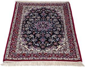 Morgenland Orientteppich Perser - Isfahan - Premium - 108 x 72 cm - dunkelrot, rechteckig, 6 mm Höhe, Wohnzimmer, Handgeknüpft, Einzelstück mit Zertifikat