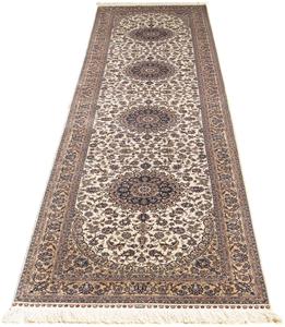 Morgenland Orientteppich Hereke - 307 x 78 cm - dunkelrot, rechteckig, 3 mm Höhe, Wohnzimmer, Handgeknüpft, Einzelstück mit Zertifikat