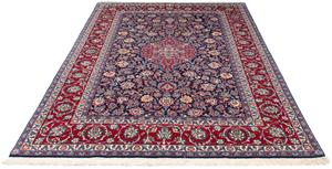 Morgenland Orientteppich Perser - Isfahan - Premium - 238 x 171 cm - dunkelblau, rechteckig, 6 mm Höhe, Wohnzimmer, Handgeknüpft, Einzelstück mit Zertifikat