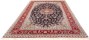 Morgenland Orientteppich Perser - Isfahan - Premium - 306 x 202 cm - rot, rechteckig, 6 mm Höhe, Wohnzimmer, Handgeknüpft, Einzelstück mit Zertifikat