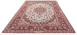 Morgenland Orientteppich Perser - Isfahan - Premium - 308 x 206 cm - rot, rechteckig, 6 mm Höhe, Wohnzimmer, Handgeknüpft, Einzelstück mit Zertifikat