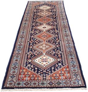 Morgenland Orientteppich Perser - Nomadic - 280 x 81 cm - mehrfarbig, rechteckig, 10 mm Höhe, Wohnzimmer, Handgeknüpft, Einzelstück mit Zertifikat