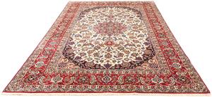 Morgenland Orientteppich Perser - Isfahan - Premium - 326 x 205 cm - rot, rechteckig, 6 mm Höhe, Wohnzimmer, Handgeknüpft, Einzelstück mit Zertifikat