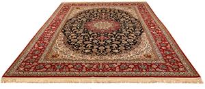 Morgenland Orientteppich Perser - Isfahan - Premium - 344 x 255 cm - dunkelrot, rechteckig, 6 mm Höhe, Wohnzimmer, Handgeknüpft, Einzelstück mit Zertifikat