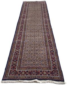 Morgenland Orientteppich Perser - Classic - 381 x 80 cm - mehrfarbig, rechteckig, 10 mm Höhe, Wohnzimmer, Handgeknüpft, Einzelstück mit Zertifikat