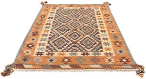 Morgenland Wollteppich Kelim - Oriental - 205 x 147 cm - mehrfarbig, rechteckig, 4 mm Höhe, Wohnzimmer, Einzelstück