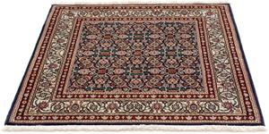 Morgenland Orientteppich Perser - Classic quadratisch - 102 x 100 cm - dunkelblau, quadratisch, 10 mm Höhe, Wohnzimmer, Handgeknüpft, Einzelstück mit Zertifikat