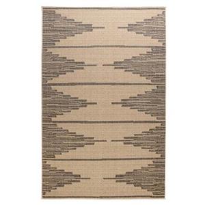 Boho&me Jute buitenkleed Sunny Grotto - beige|zwart - 140x200 cm -