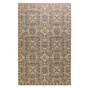 Boho&me Buitenkleed Sunny Oriental - beige|zwart - 140x200 cm - Zwart