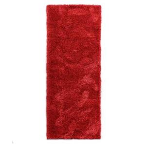 Tapeso Hoogpolige loper Velours - Posh rood - 80x200 cm - rood