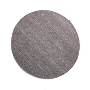 Nordic Weavers Rond wollen vloerkleed Lett - grijs - 300 cm rond -