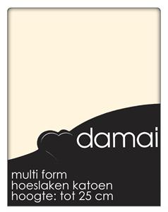 Damai Hoeslaken Multiform  Vanille (Katoen)-140 x 190/200/210 cm