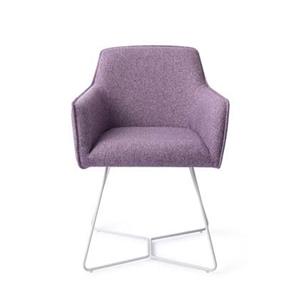 Jesper Home Eetkamerstoel Hofu - Violet Daisy, Beehive White