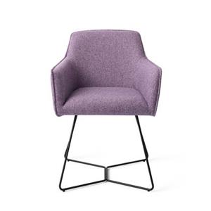 Jesper Home Eetkamerstoel Hofu - Violet Daisy, Beehive Black