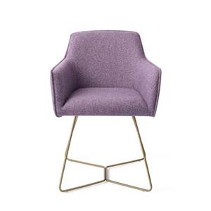 Jesper Home Eetkamerstoel Hofu - Violet Daisy, Beehive Gold