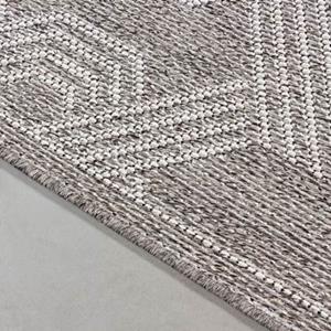 FlyCarpets Belize Indoor & Outdoor Grijs Vloerkleed 140 X 200 Cm