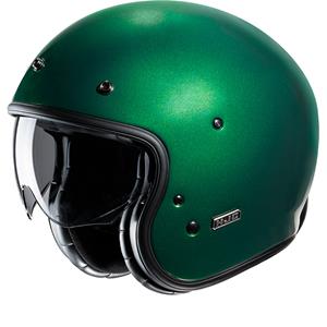 Hjc V31 Green Deep Green Open Face Helmet