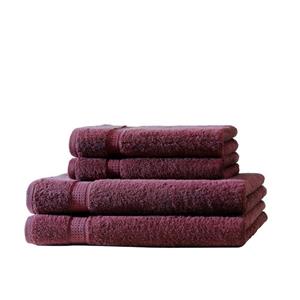 Hometex Premium Textiles Handtuch in Premium Qualität 500 g/m², Feinster Frottier-Stoff 100% Baumwolle, 2x Duschtuch + 2 Handtuch, Kuschelig weich, saugfähig, Extra schwere, flauschige 