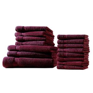 Hometex Premium Textiles Handtuch in Premium Qualität 500 g/m², Feinster Frottier-Stoff 100% Baumwolle, 1x Badetuch + 2 Duschtuch + 4 Handtuch + 8 gastetuch, Kuschelig weich, saugfähig,