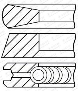 Goetze Engine Kolbenringsatz  08-145007-00