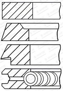 Goetze Engine Kolbenringsatz  08-214811-10