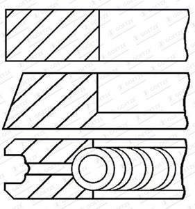 Goetze Engine Kolbenringsatz  08-432307-10