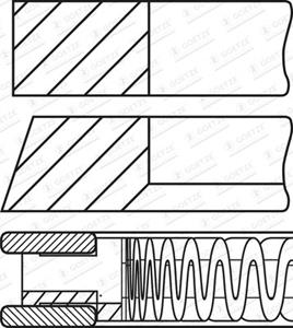 Goetze Engine Kolbenringsatz  08-449300-00