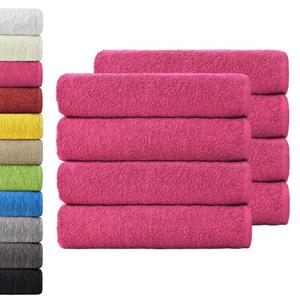 NatureMark Handtücher Handtuch 400gsm 50 X 100 CM (8 PC PACK), Baumwolle (8-St), 8X Handtücher, 100% Baumwolle, Pink, 50 x 100cm