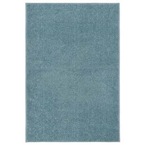 VidaXL Vloerkleed kortpolig 160x230 cm blauw