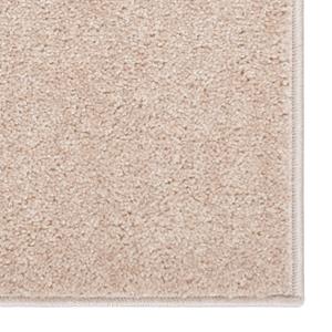 vidaXL Vloerkleed kortpolig 160x230 cm donkerbeige