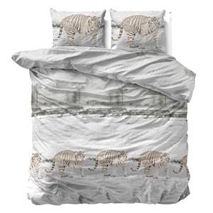 Sleeptime Dekbedovertrek Flanel Winter Tiger White-240x200/220