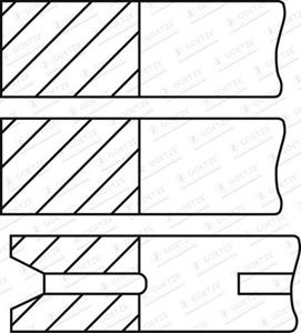 Goetze Engine Kolbenringsatz  08-522000-00