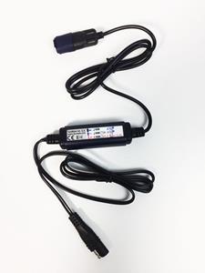 OPTIMATE O-108 universele SAE USB lader, Stroomvoorziening voor de moto, lang bereik (excl. aansluiting batterij)