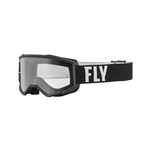 FLY Racing Focus Goggle Black White Clear