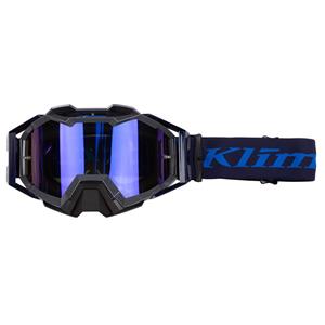 KLIM Viper Pro Off-Road Goggle Slash Electric Blue Lemonade Smoke Blue Mirror