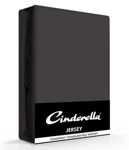 Cinderella Jersey Hoeslaken Antracite-70 x 200 cm