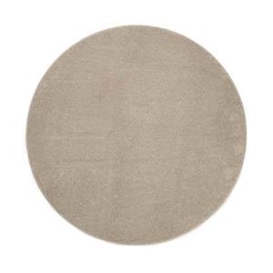 Tapeso Rond vloerkleed Fine - ivoor - 120 cm rond - Wit