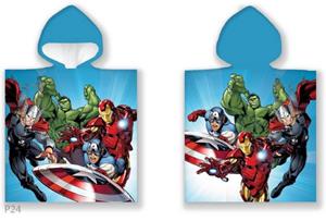 Marvel Avengers Marvel Team Avengers poncho - 55 x 110 cm - polyester