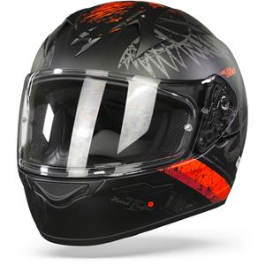 Scorpion EXO-390 Ighost Matt Black Silver Full Face Helmet
