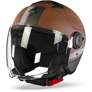 Scorpion EXO-City Strada Matt Brown-Black Jet Helmet