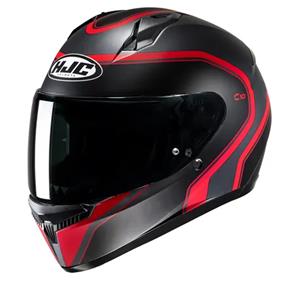Hjc C10 Elie Black Red Mc1Sf Full Face Helmet