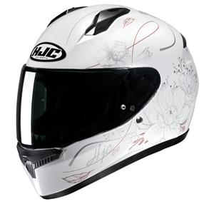 Hjc C10 Epik White Mc8 Full Face Helmet