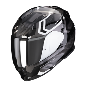Scorpion Exo-491 Spin Black-White Full Face Helmet